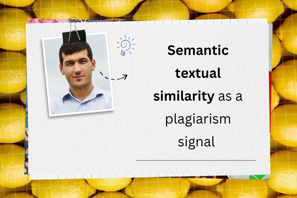 Semantic textual similarity as a plagiarism signal